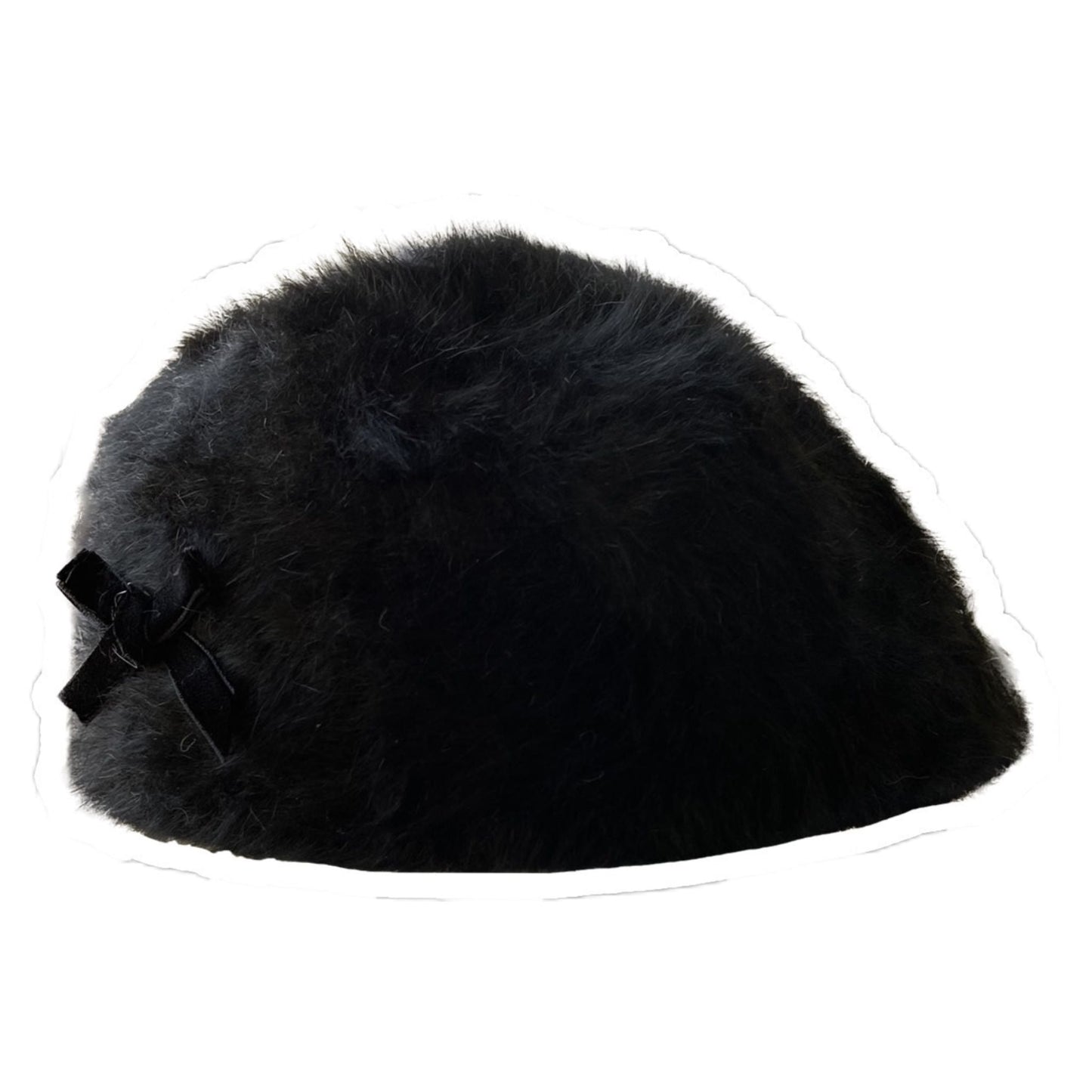 Chic Bow Fur Beret