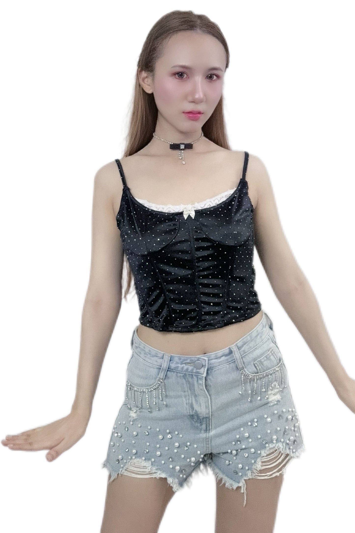 Noir Radiance Diamond Choker