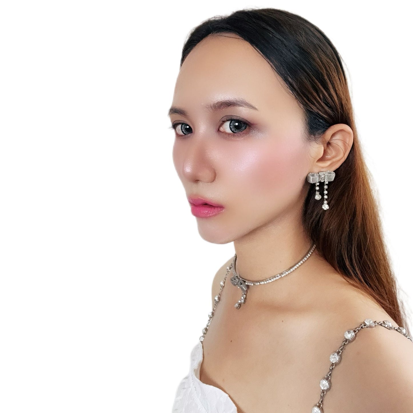 Persephone’s Bow Charm Earrings with chic and elegant design