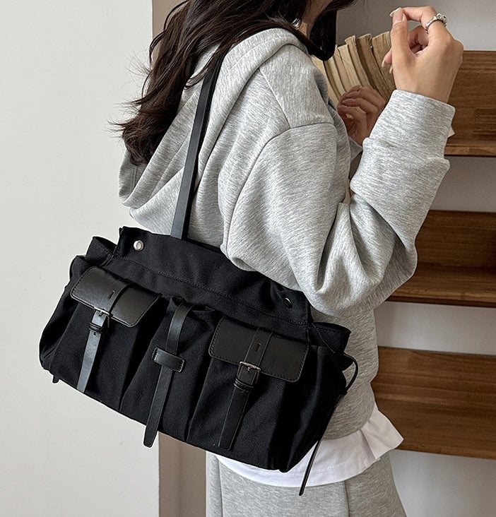 Archive Canvas Tote - Olive Green