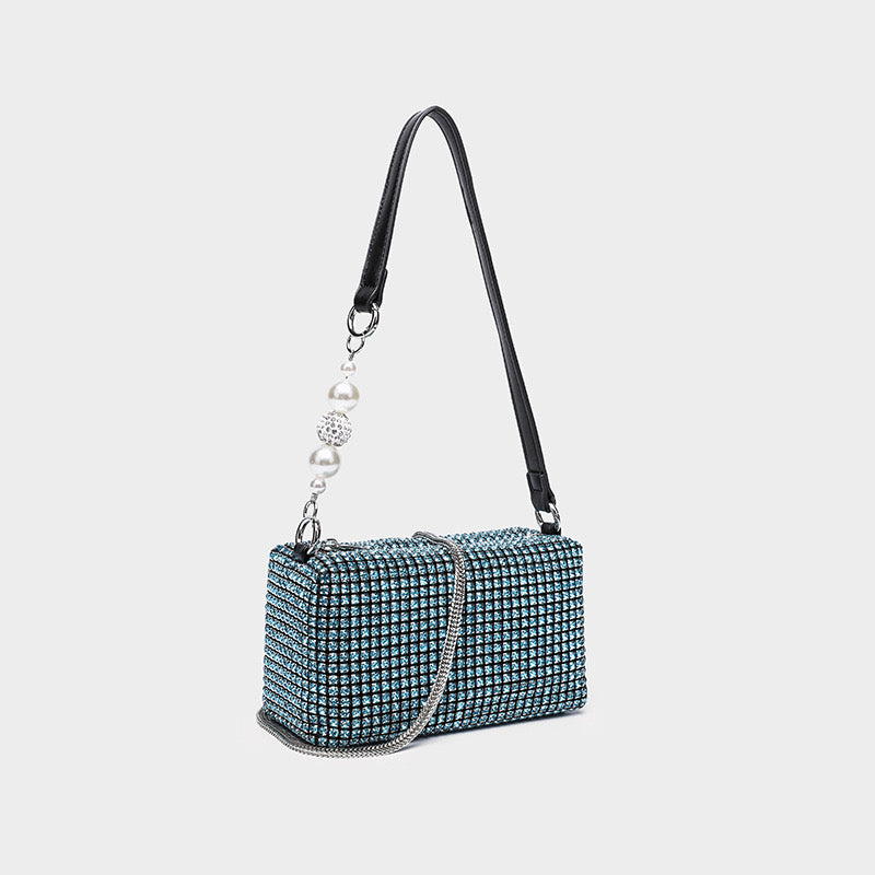 Aura Pearl Diamond Bag