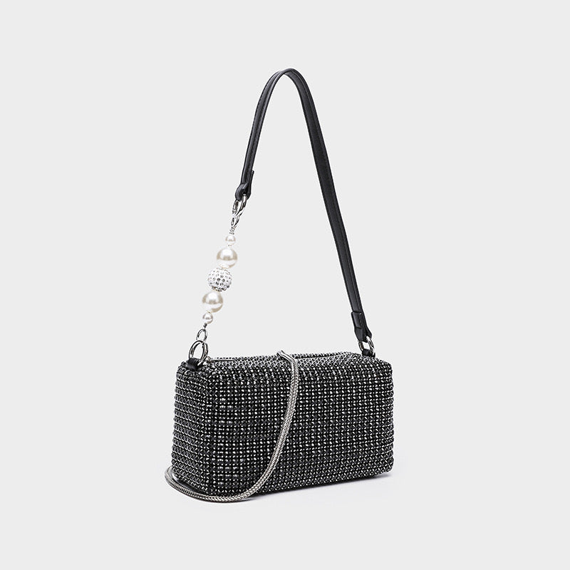 Aura Pearl Diamond Bag