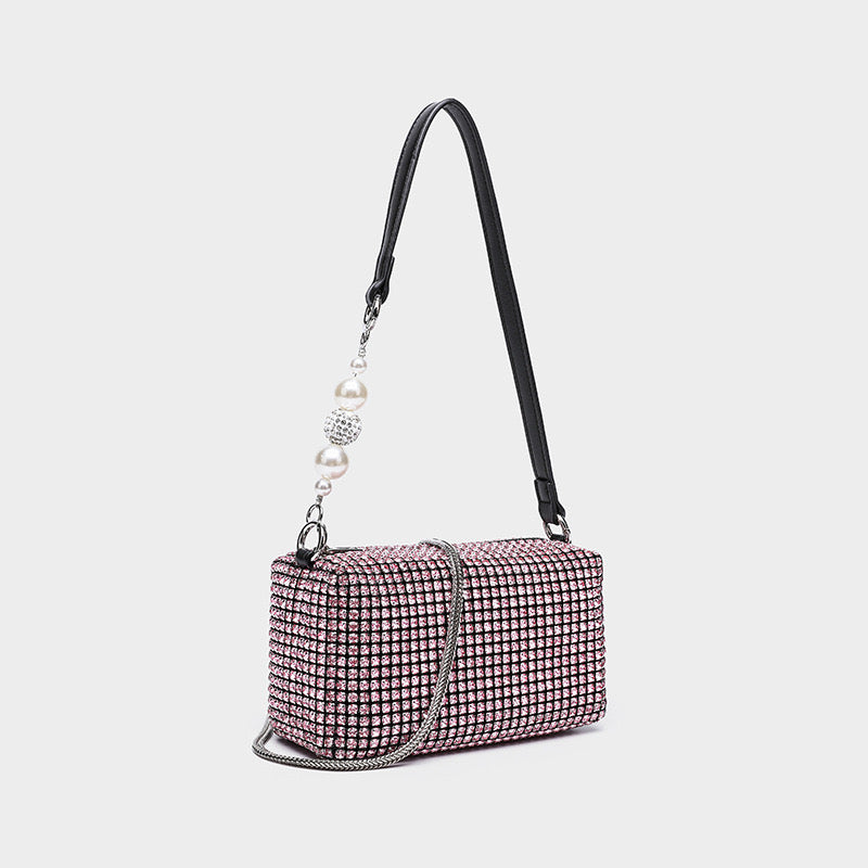 Aura Pearl Diamond Bag