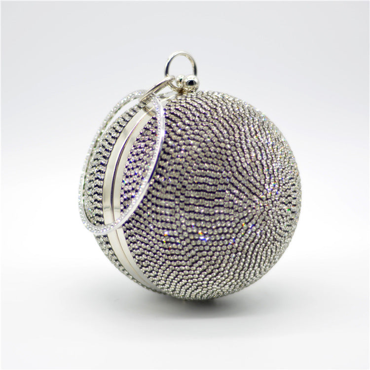 Diamond Disco Ball Bag Black with sparkling and chic design