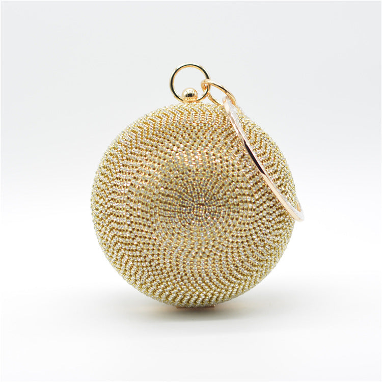 Diamond Disco Ball Bag Gold with sparkling and chic design