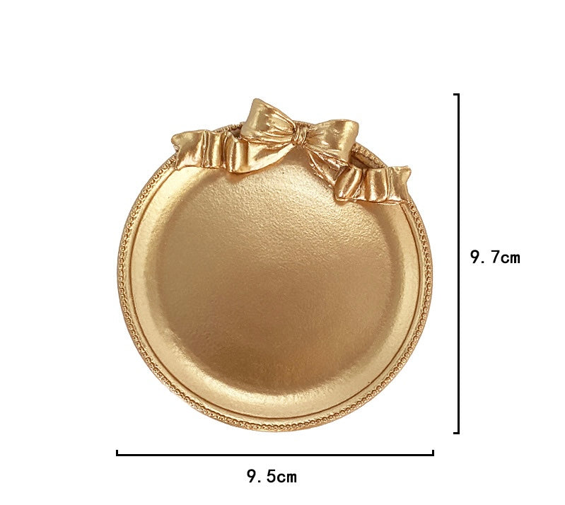 Belle Bow Round Deco Plate