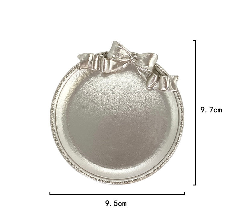 Belle Bow Round Deco Plate