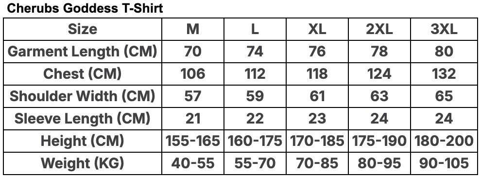 Cherubs Goddess T-Shirt