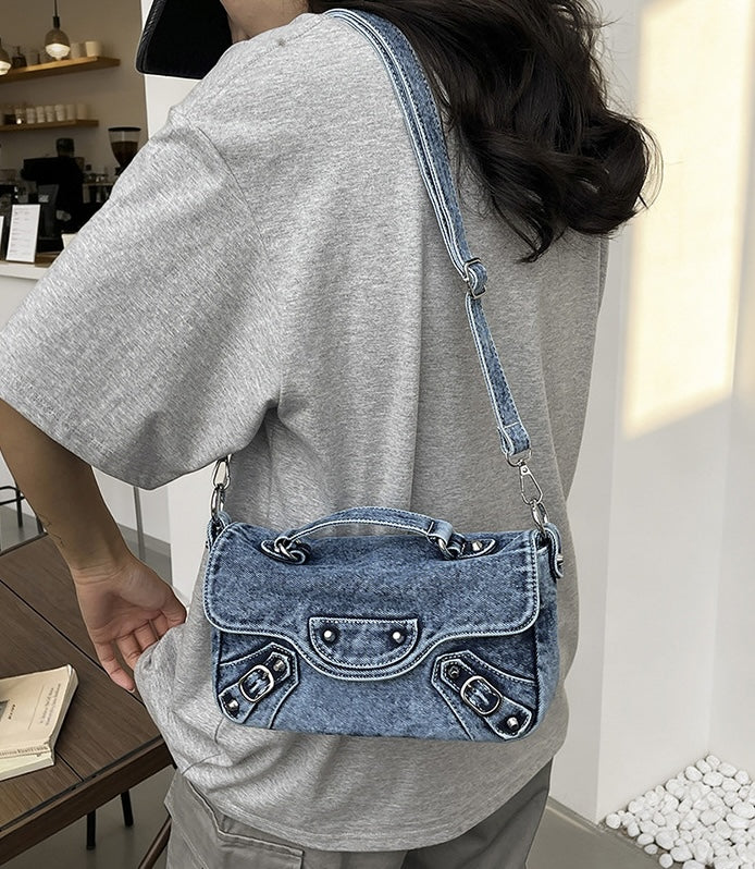 Denim City Messenger - Classic Blue