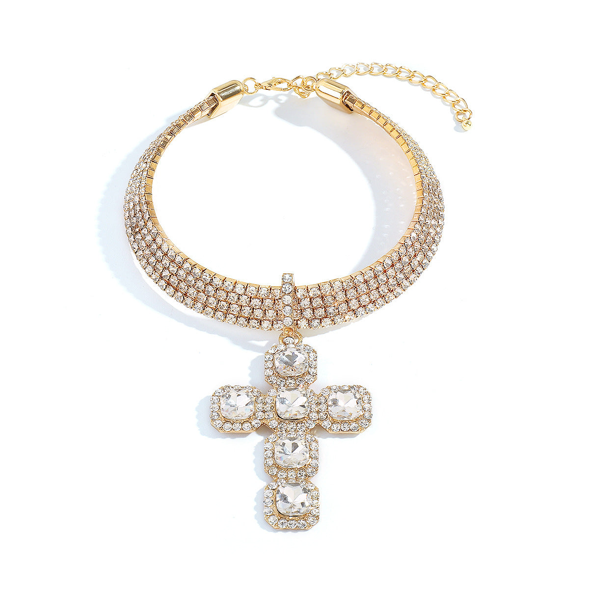 Divine Aura Cross Choker