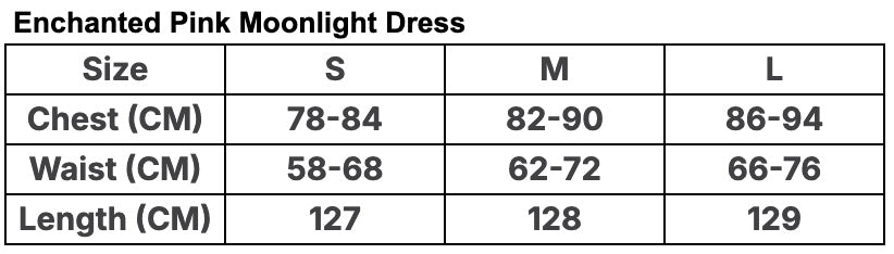 Enchanted Pink Moonlight Dress