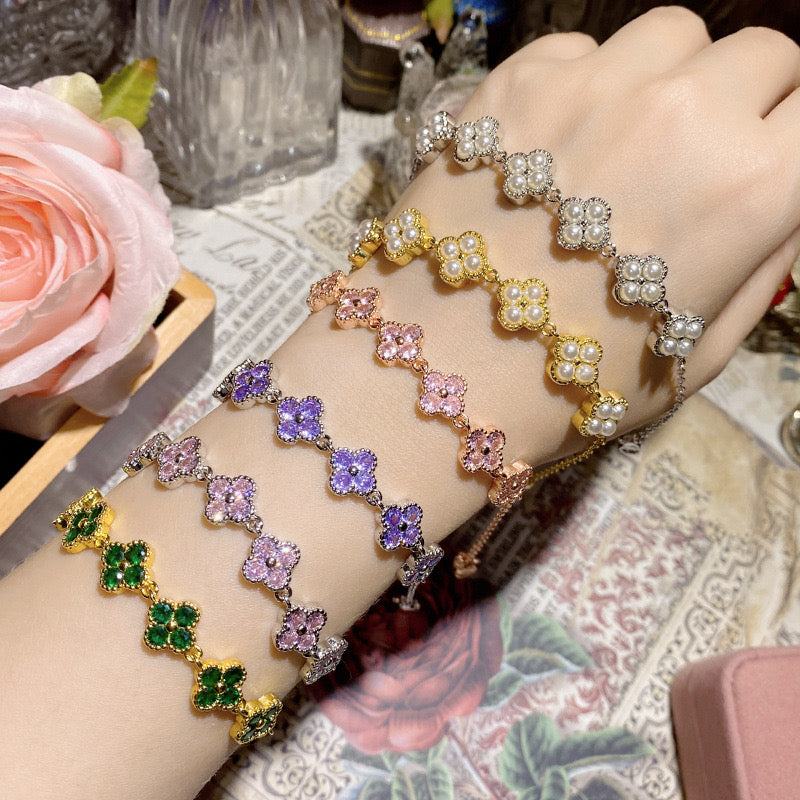 Fortuna Clover Bracelet Series