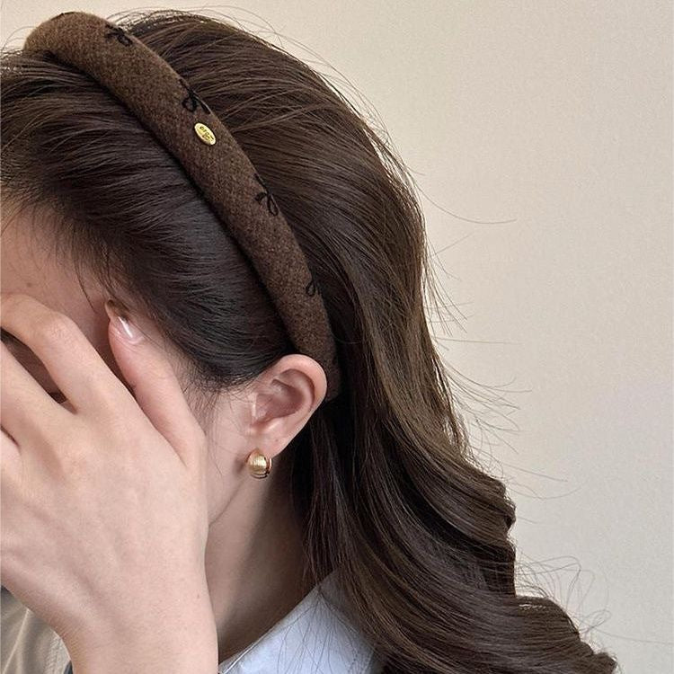 Heritage Ribbon Headband - Hazelnut Brown