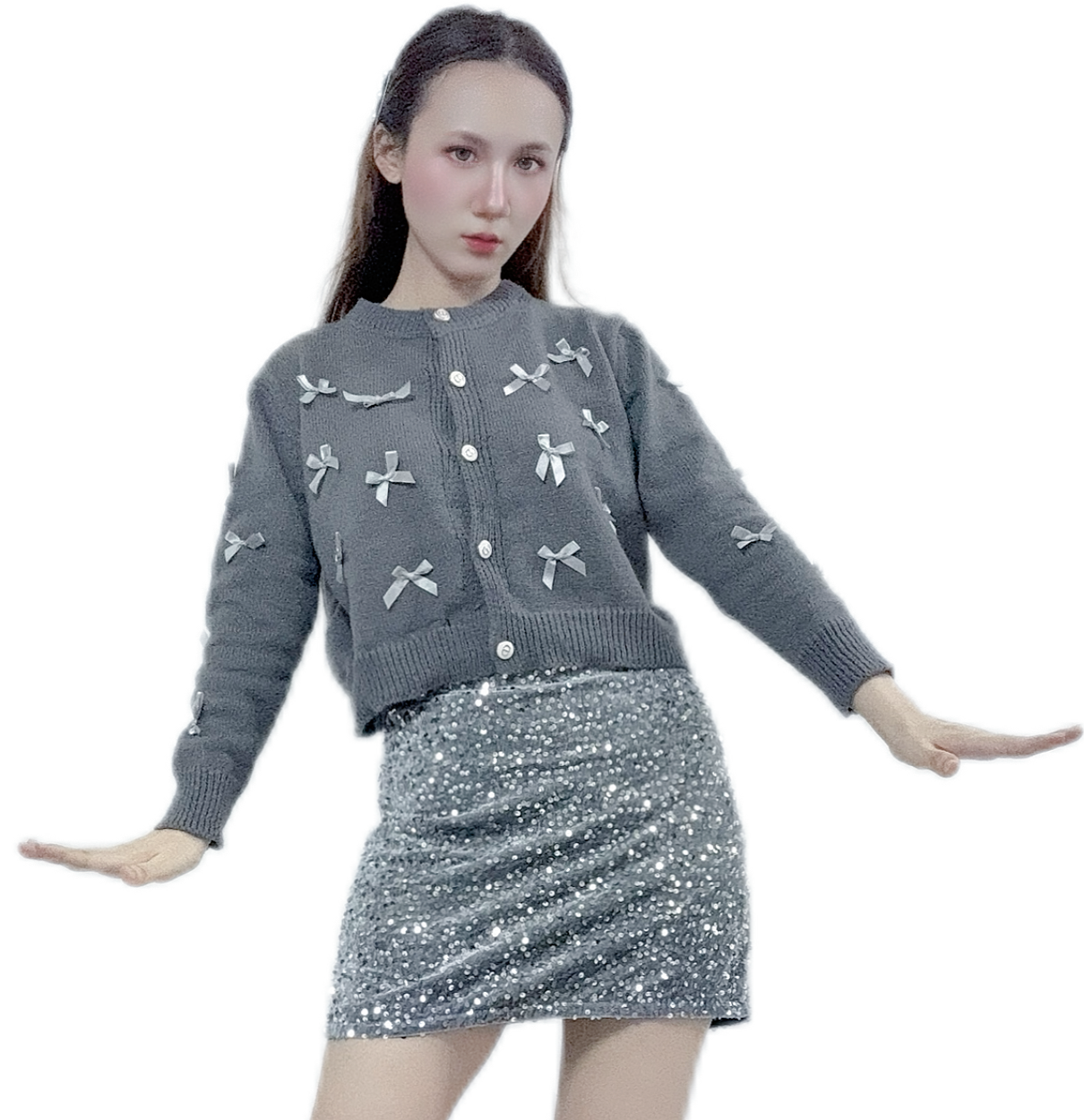 Glitter Disco Skirt (with Shorts Inside)