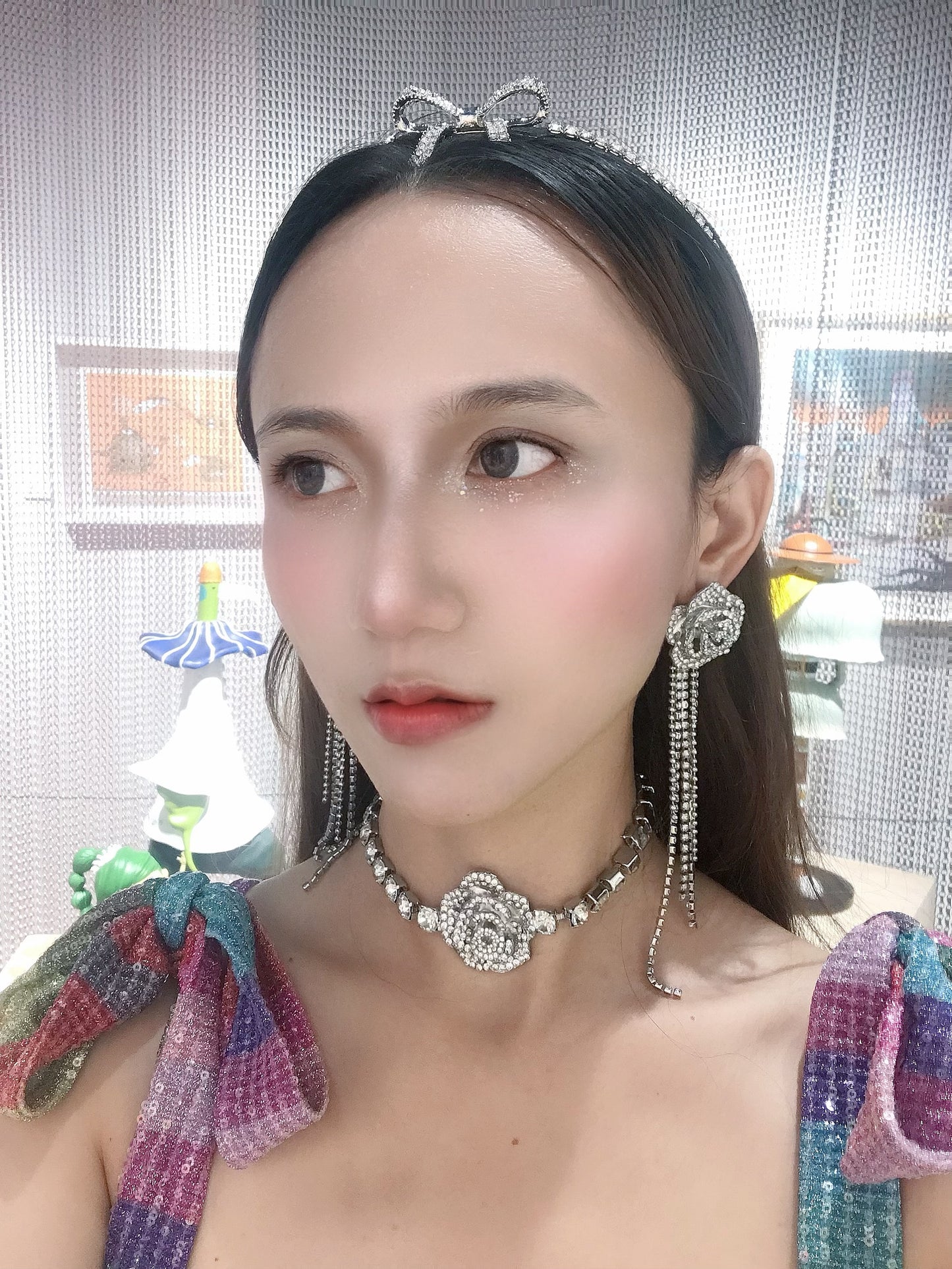 Eternal Rose Diamond Choker - Solo Chain