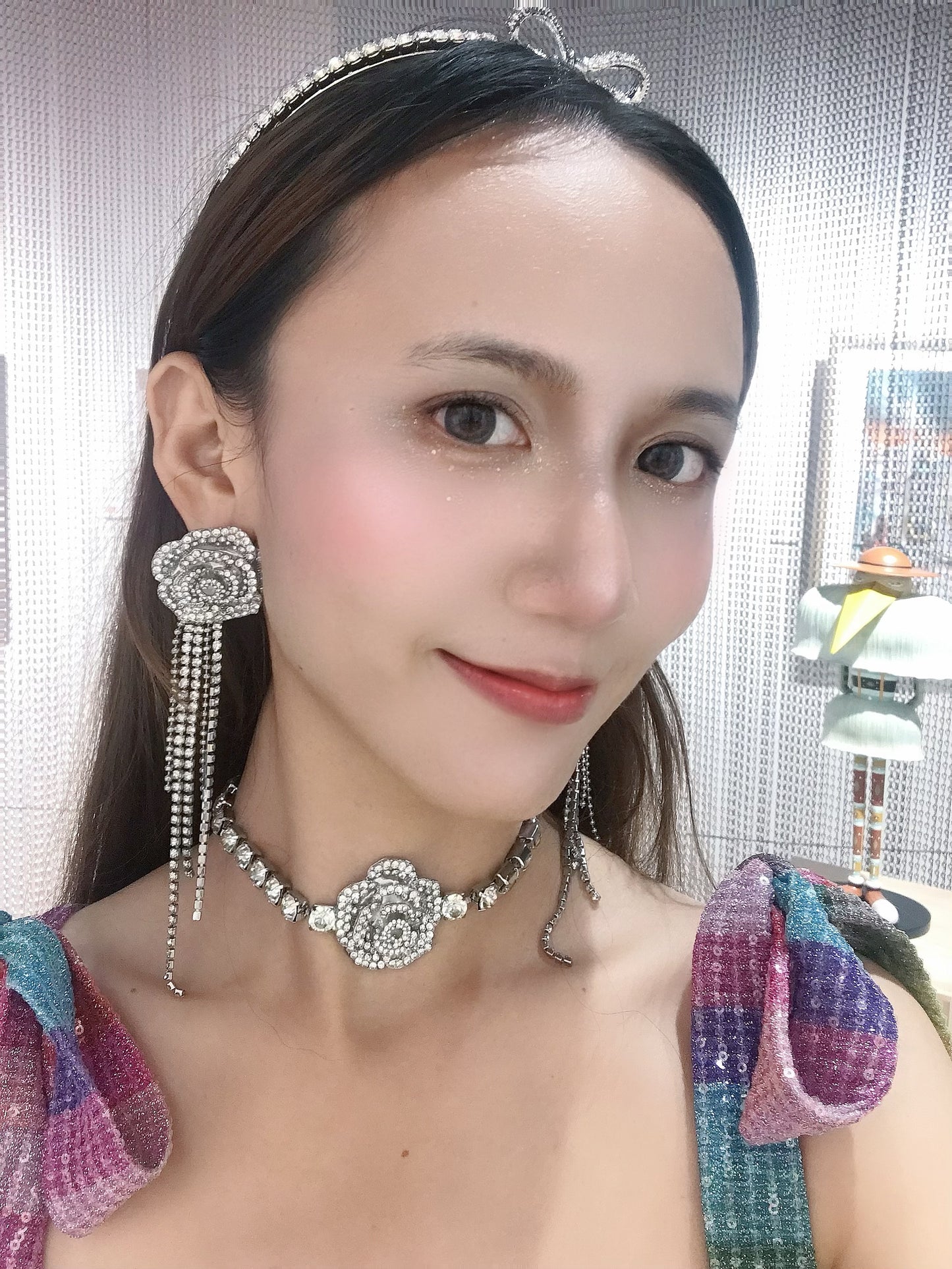 Eternal Rose Diamond Choker - Solo Chain