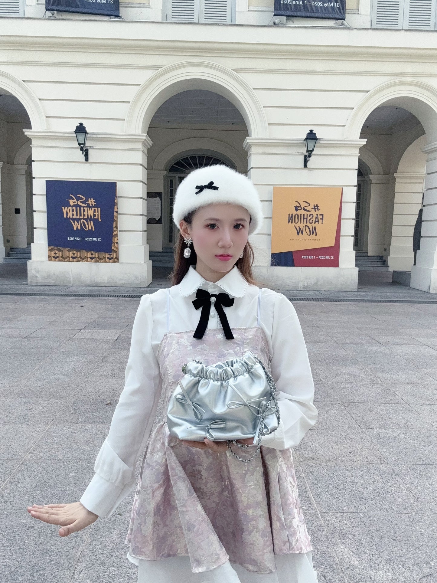 Hera Ribbon Chain Bag