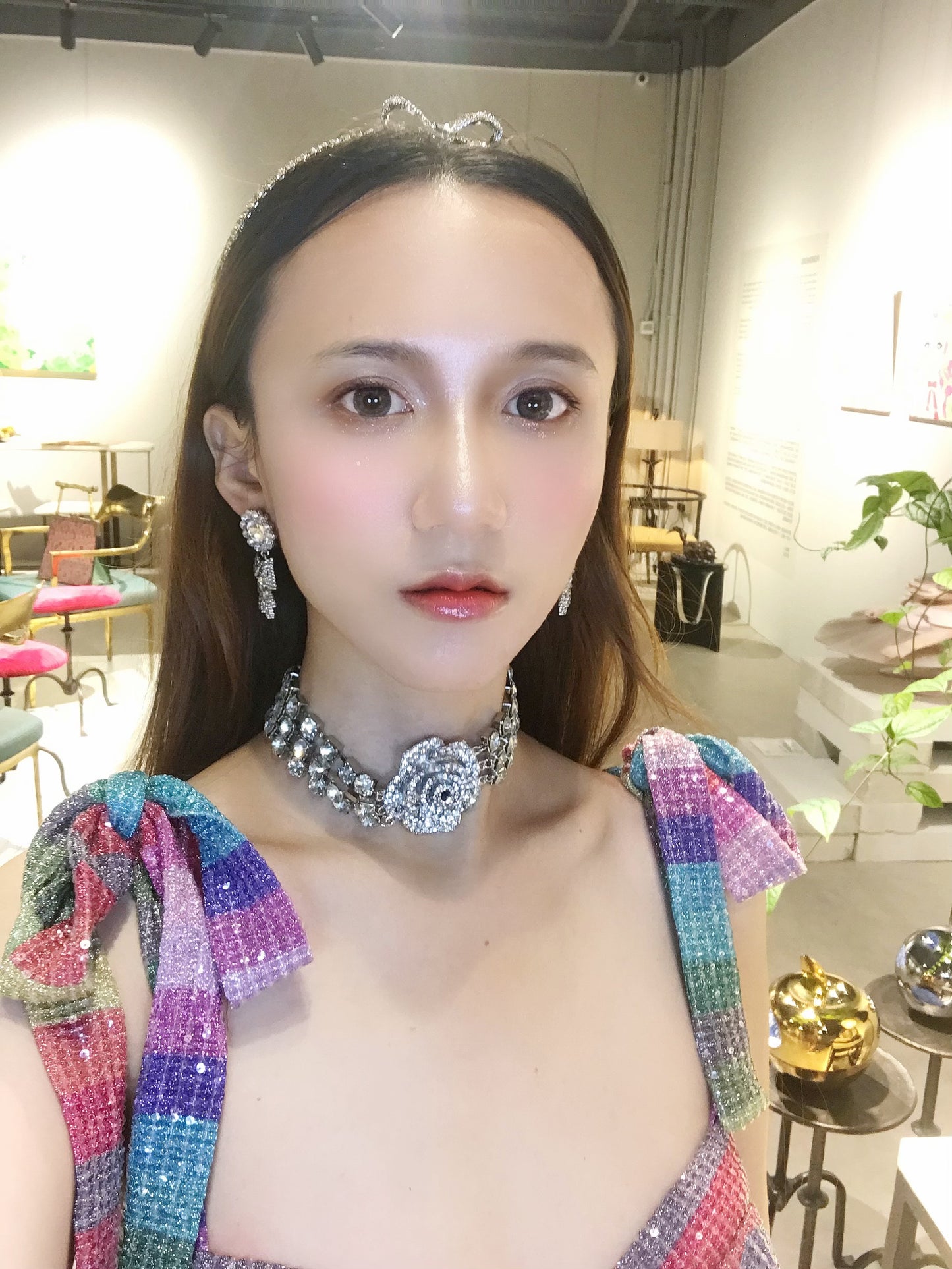 Eternal Rose Diamond Choker - Trio Chain