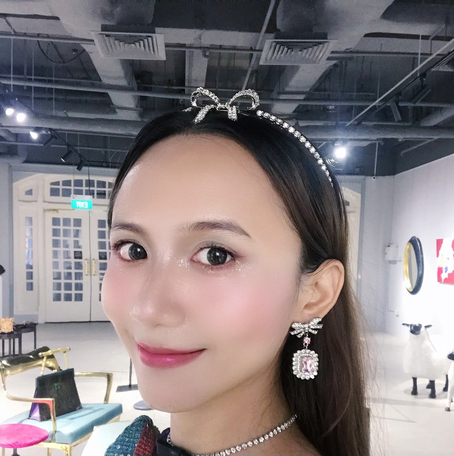 Majestic Pink Diamond Earrings