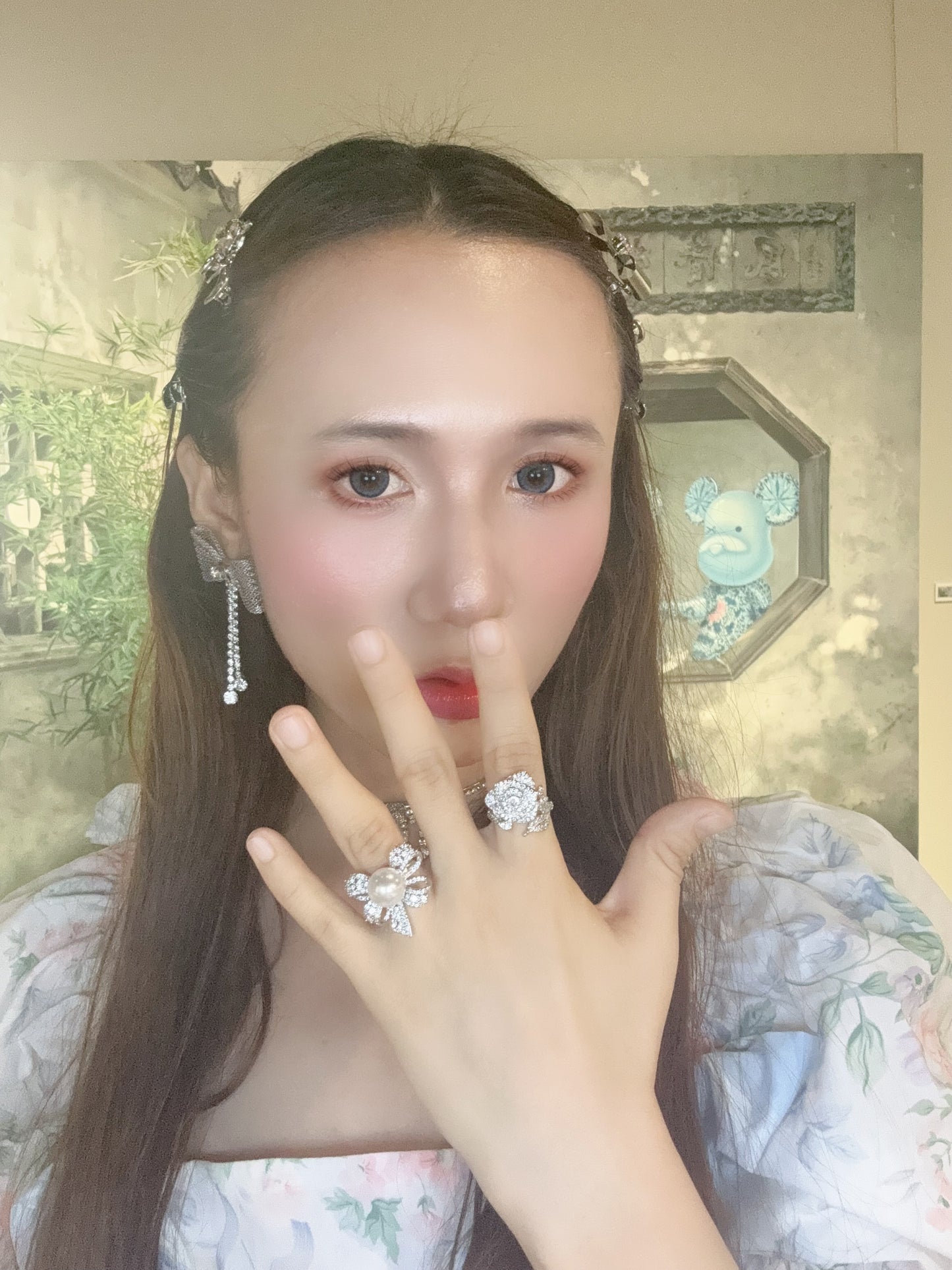 Galadriel’s Pearl Bow Ring