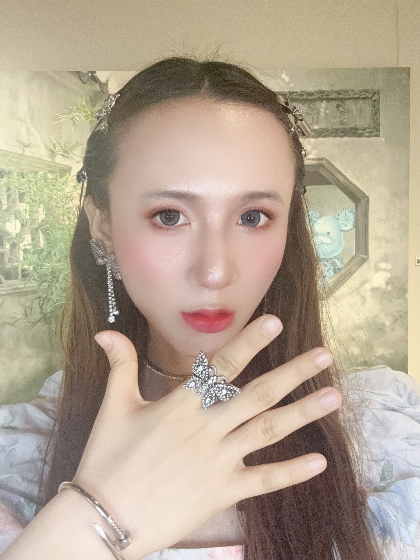 Ethereal Butterfly Ring with elegant and delicate butterfly motif