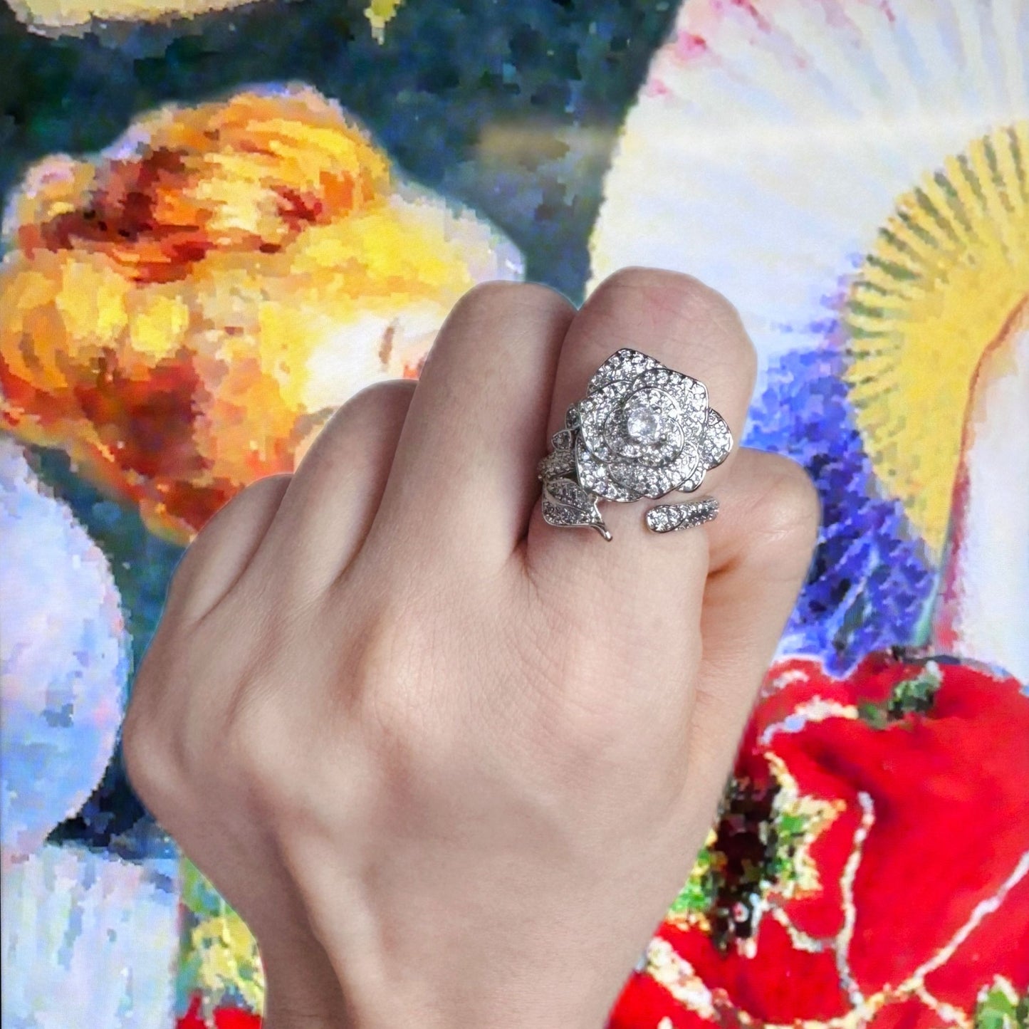 Infinite Rose Diamond Ring