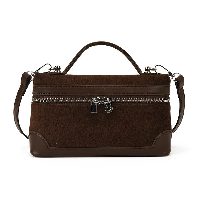 London Pocket Suede Bag