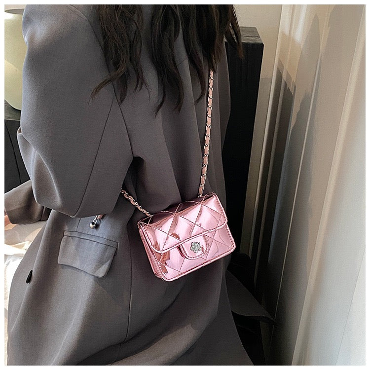 Mirror Charm Orb Crossbody