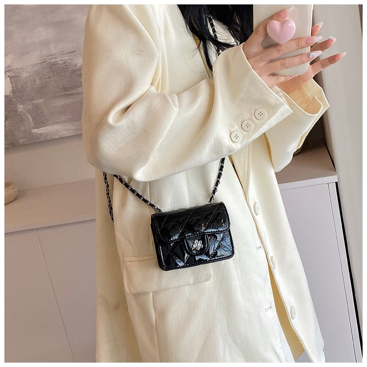 Mirror Charm Orb Crossbody
