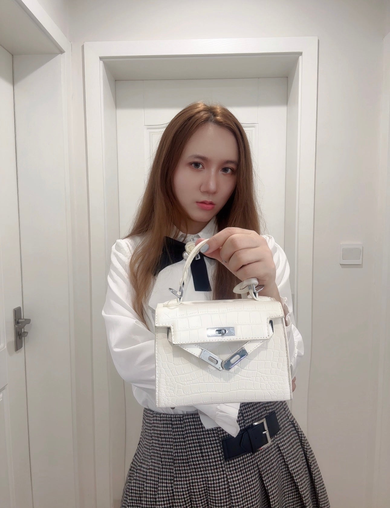 Parisian Croc Elegance Bag