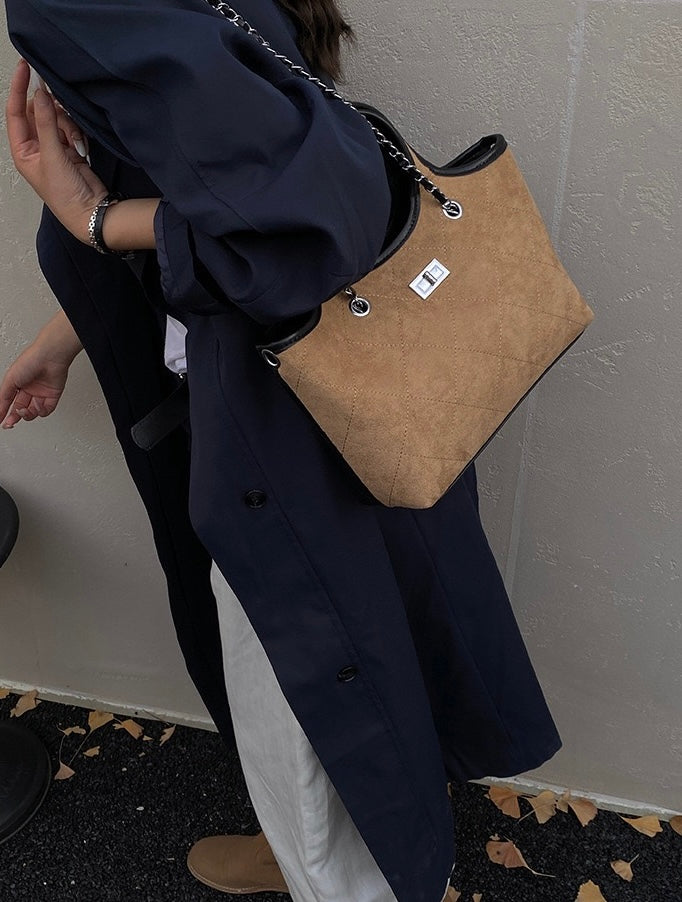Riviera Suede Tote