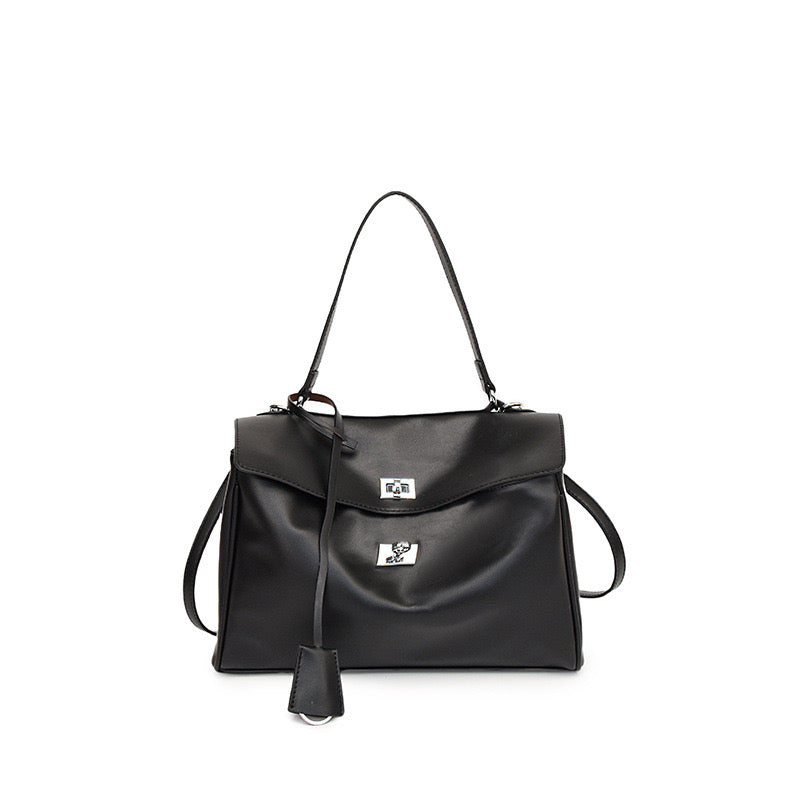 Modern Knight Tote Bag - Silver Spark Buckle