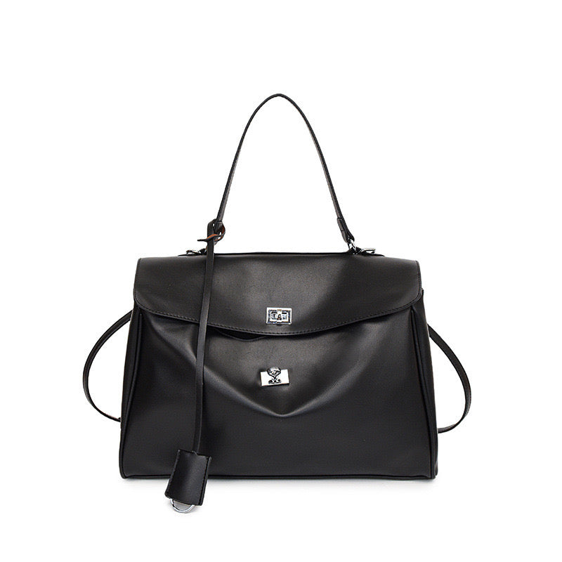 Modern Knight Tote Bag - Silver Spark Buckle