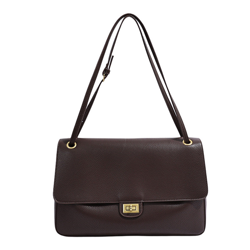 Modernist Shoulder Bag - Midnight Black