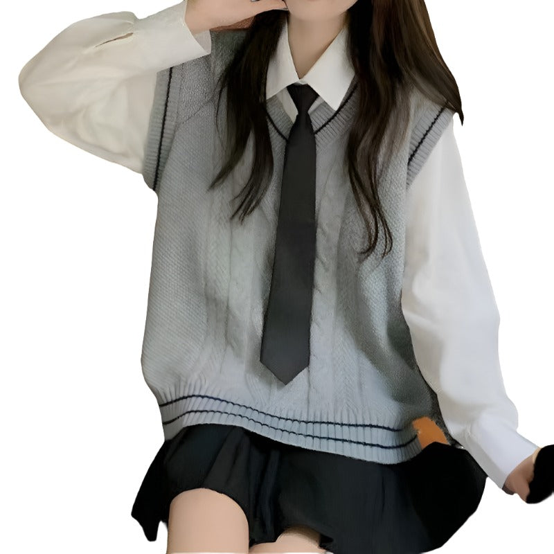 Ivy Preppy Knit Vest