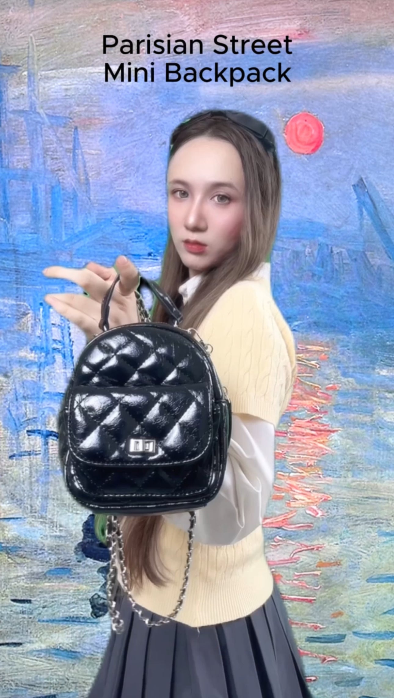 Parisian Street Mini Backpack