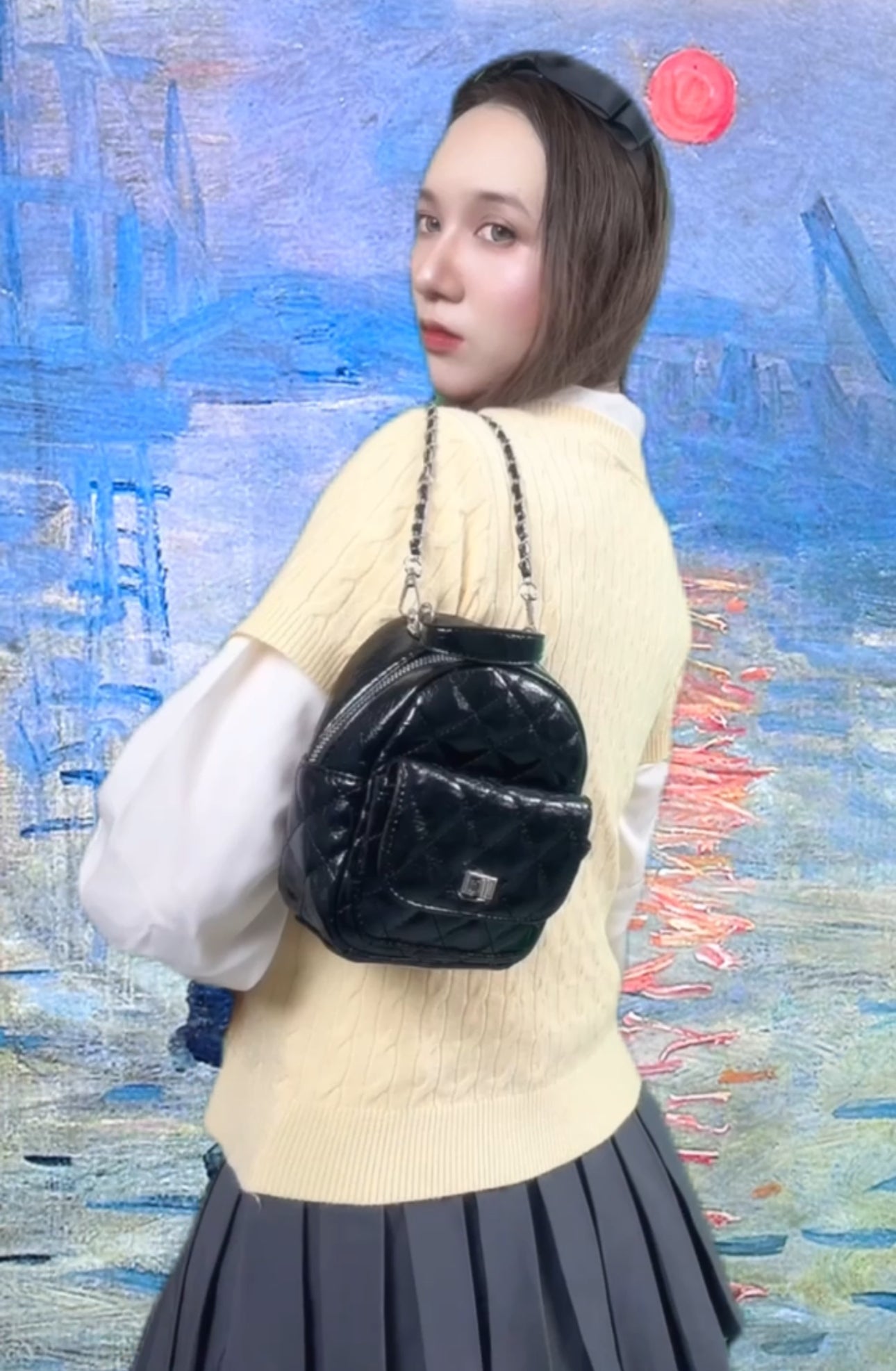 Parisian Street Mini Backpack