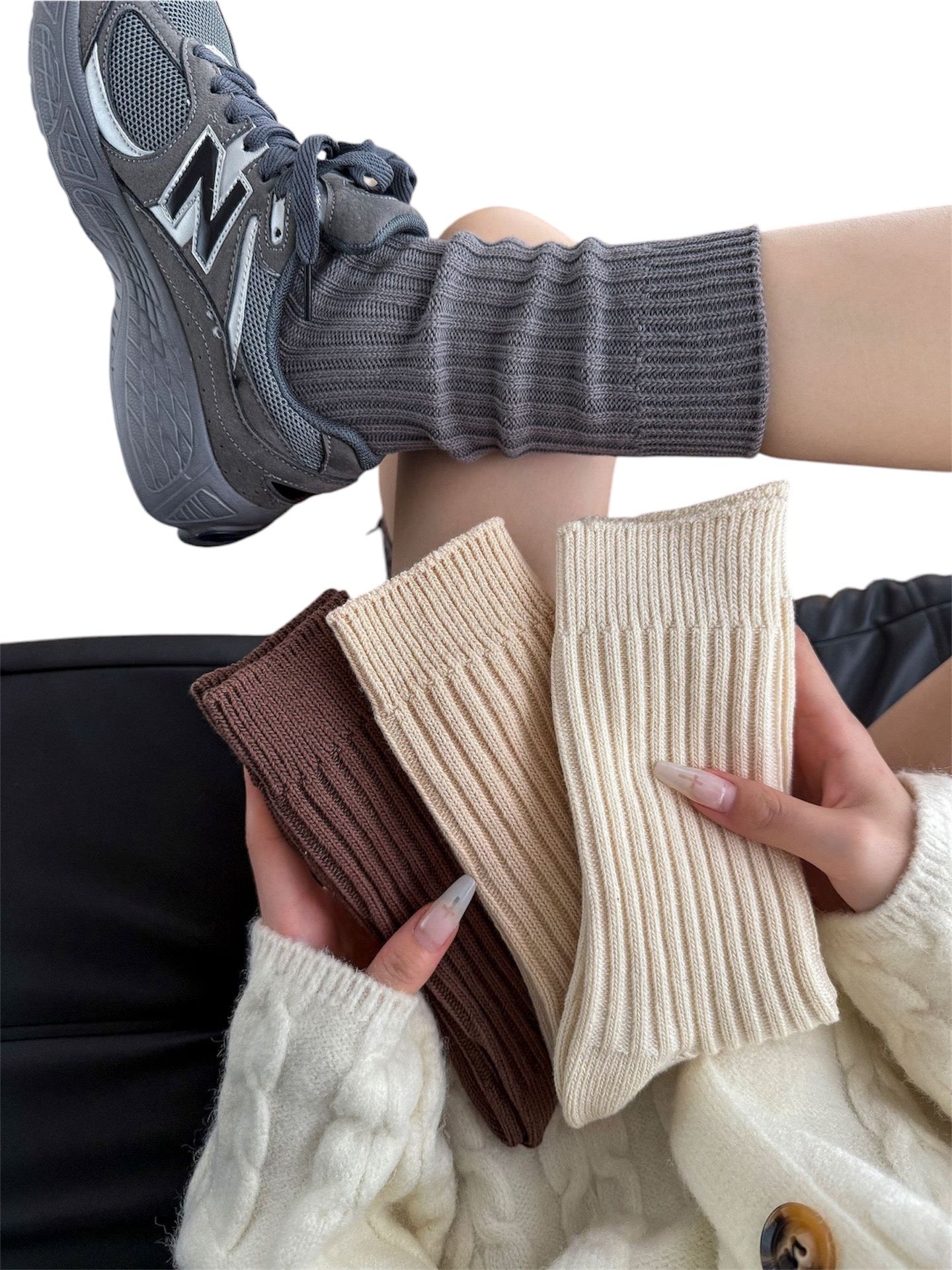 Classic Academia Crew Socks