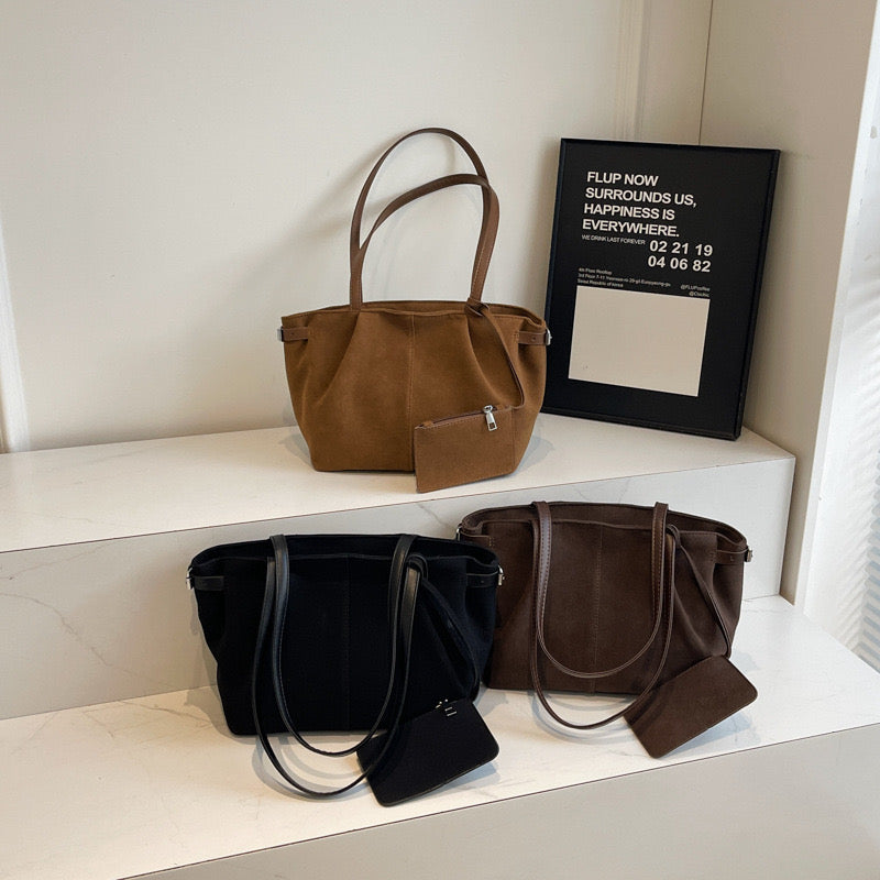 Retro Suede Carryall