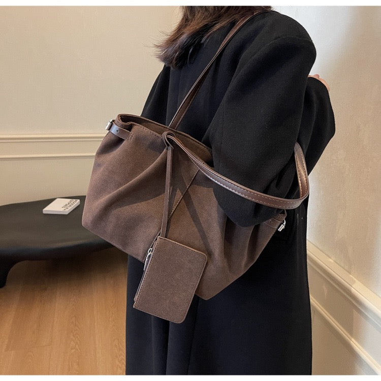 Retro Suede Carryall
