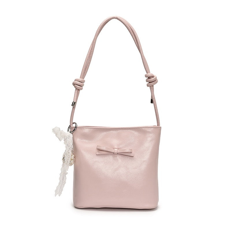 Romantic Bow Bucket Bag