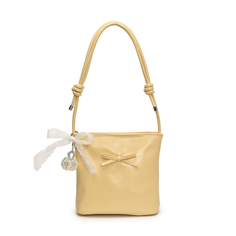 Romantic Bow Bucket Bag