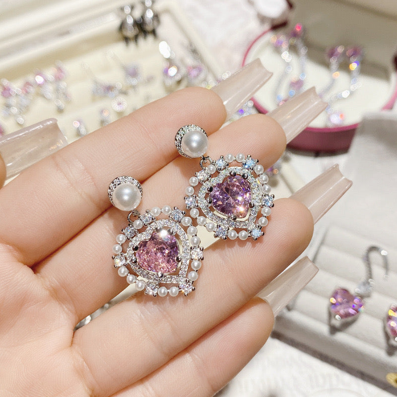 Romantic Heart Earrings