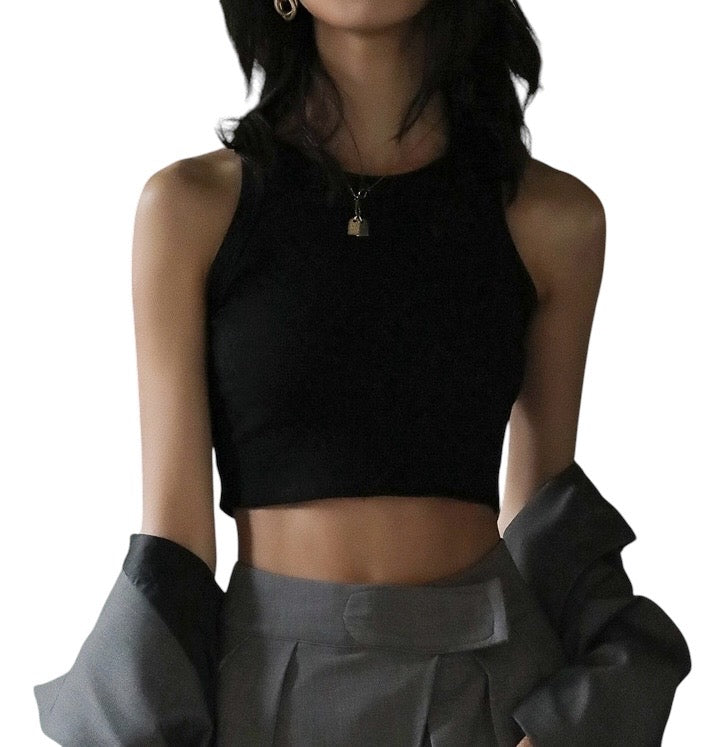 Timeless Ribbed Cropped Top