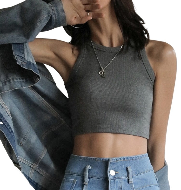 Timeless Ribbed Cropped Top