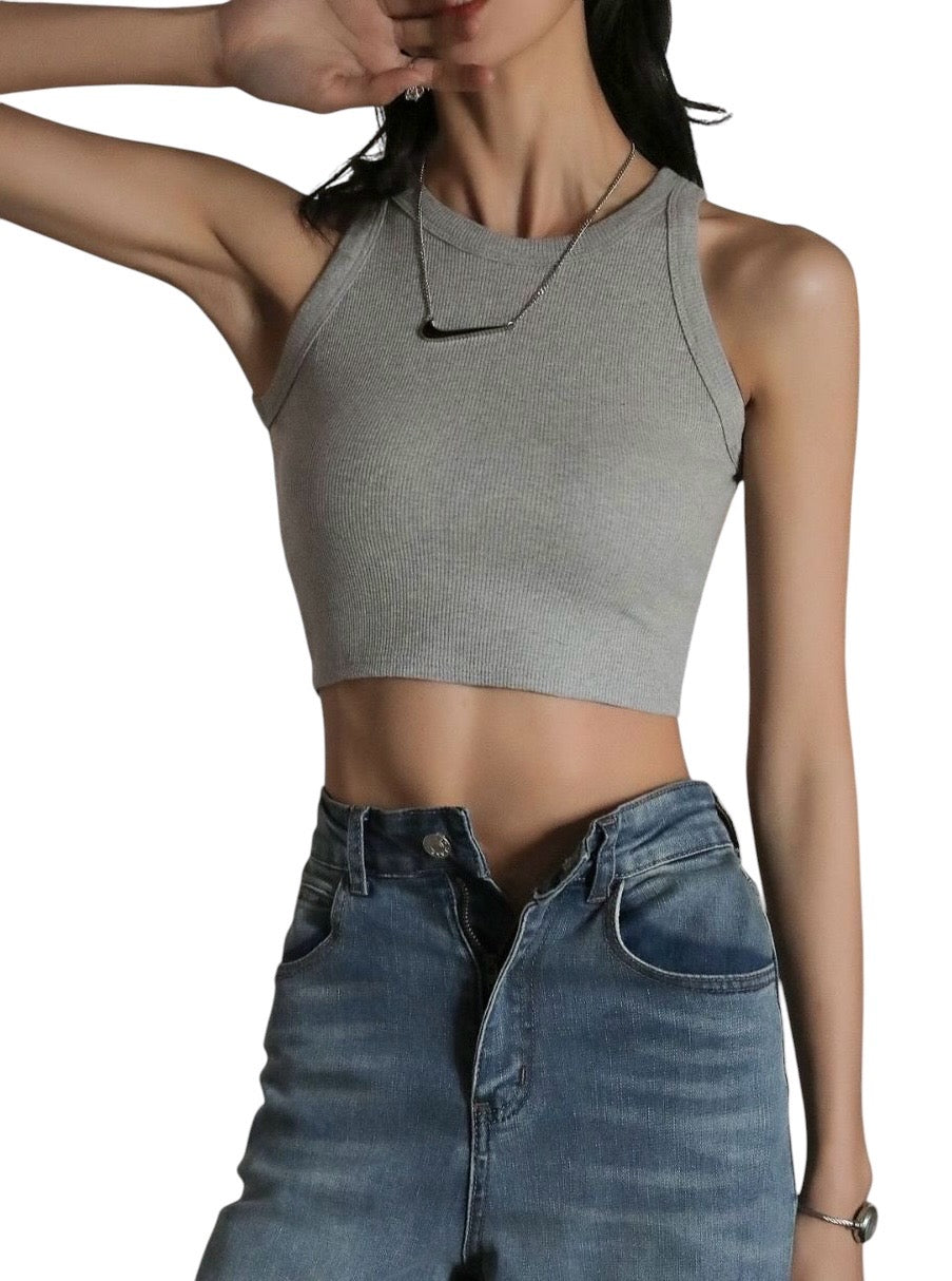 Timeless Ribbed Cropped Top