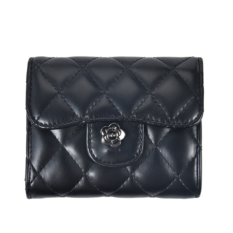 Timeless Camellia Flap Wallet