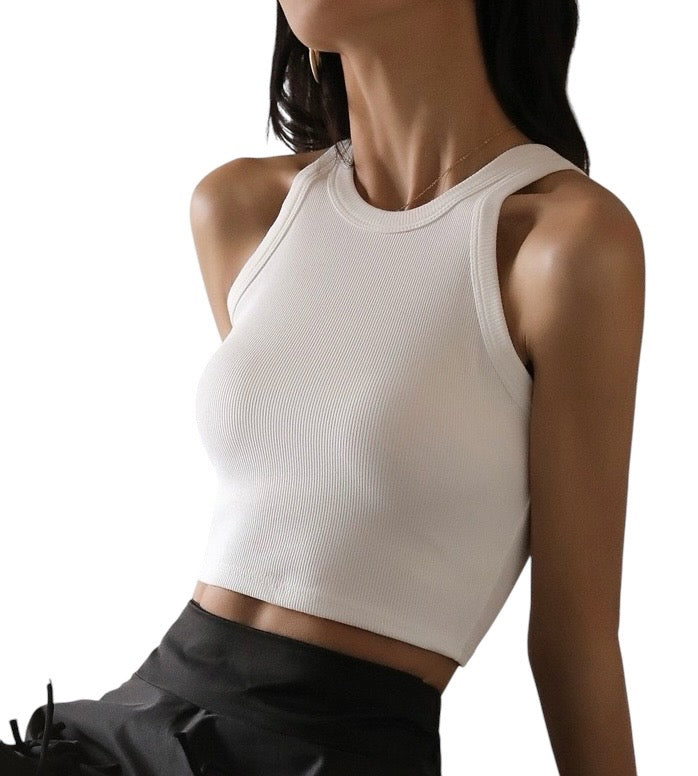 Timeless Ribbed Cropped Top