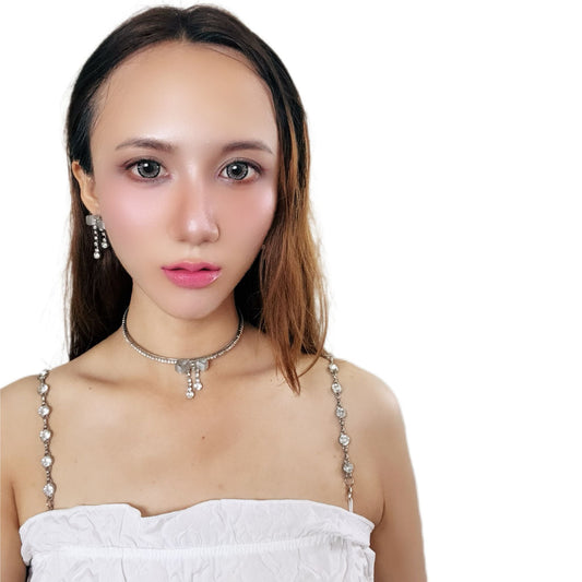 Persephone’s Bow Charm Choker with elegant and stylish design