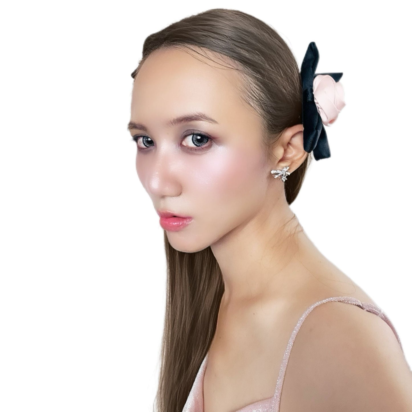 Blush Rose Hair Clip